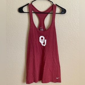 Nike Oklahoma University Tank Top Size Medium